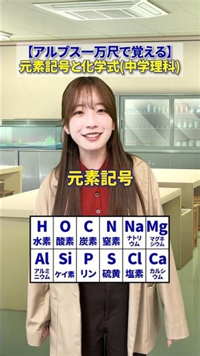 元素記号と化学式の歌 #個別指導塾 #中学生 #森塾 #勉強法 #覚え歌