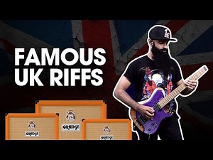 Famous UK High Gain Guitar Riffs feat Orange Rocker 32 - Jimmy Page, Brian May, Ritchie Blackmore