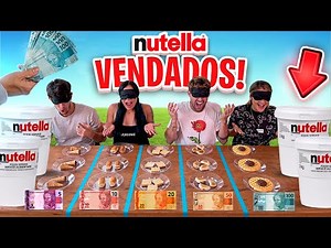 TODA COMIDA DE NUTELLA QUE VOCÊ COMER AS CEGAS EU VOU PAGAR!! ( COMIDAS NUTELLA )