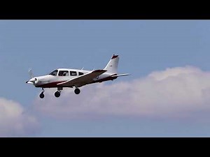 Piper Warrior takeoff and landing