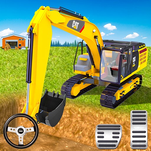Construction Simulator Game: Operate Forklift Excavator Crane Loader and Truck