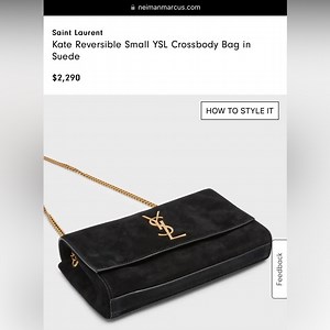 Saint Laurent medium soft Kate ( reversible )