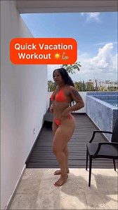 Quick Vacay Workout before hitting the beach! 30 seconds on | 30 seconds rest | 3-5 rounds 🔥 #workout | Bree StarFire