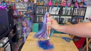 28K views · 846 reactions | Tutorial de cambio de cabello a una muñeca Barbie usando mucho tinsel tutorial de Reroot con tinsel en muñeca Barbie #tutorial #reroot #tinsel #jesusysusdolls | Jesus navarro y sus dolls | Facebook