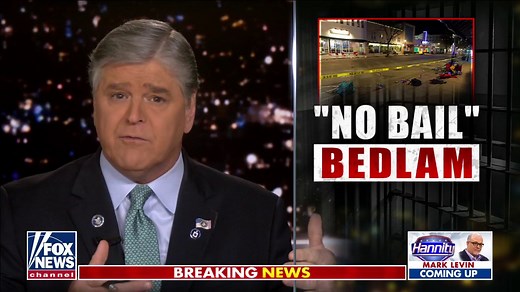'NO-BAIL BEDLAM': Hannity torches Democrats' failed bail reform policies and says the party only cares about their 'twisted political narrative' instead of protecting Americans. https://fxn.ws/3oQ7XsZ | Fox News