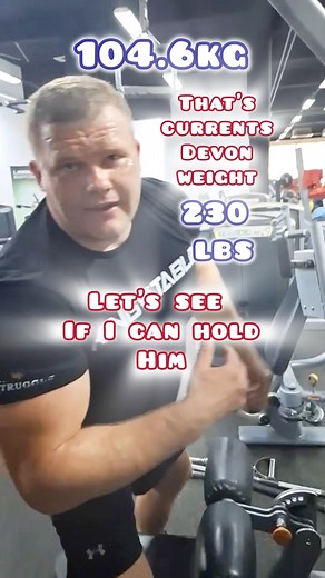 New challenge!!! Who can hold Devon Larratt in one arm now?? With his current weight 😁😁 #devonlarratt #fun #armwrestling #power #challenge #sport #gym #back #kamiljablonski | Kamil Jablonski