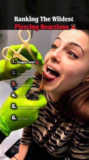 Ranking The Wildest Piercing Reactions