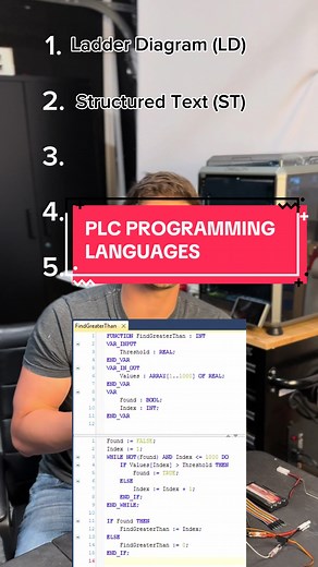 Introduction to the PLC Programming Languages for Automation and Controls Engineering! #automation #engineering #plc #science #programming