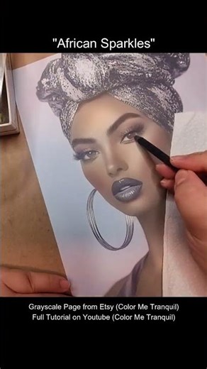 Adult Coloring with Pan Pastels ✨ Relaxing Time Lapse