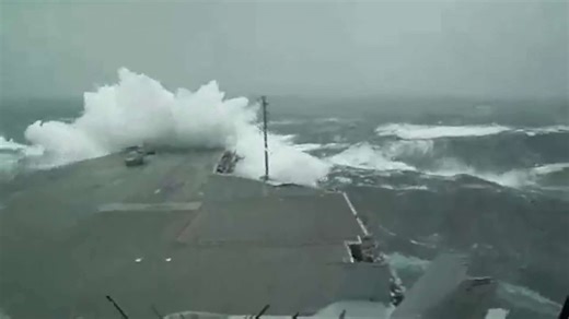 Aircraft securing procedures during heavy weather