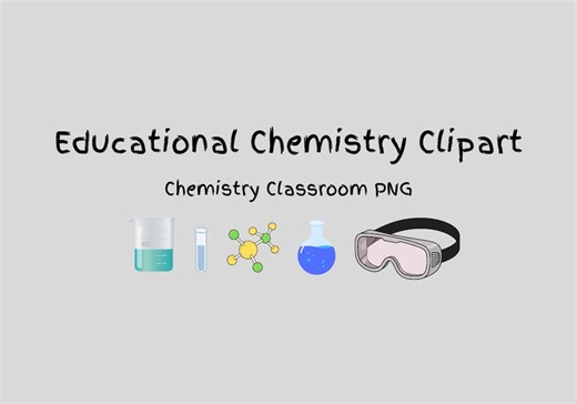 Educational Chemistry Clipart, Science PNG for Teachers, Lab Equipment Graphics, STEM Classroom Decor, Digital Stickers - Etsy