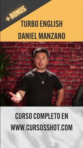 TURBO ENGLISH: Domina el Inglés con Daniel Manzano #InglesAmericano #CursoIngles #InglesFluido