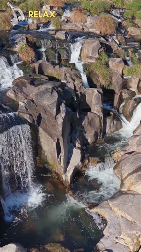 This waterfall sound will change your mood instantly #relax #vibes #nature
