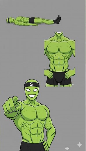 Best Exercise For Abs- No Equipment Needed !👍 #short #fitness