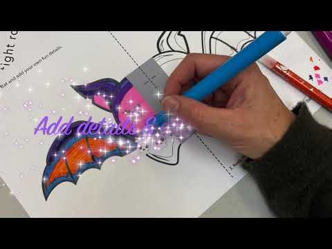 Halloween Bat Craft – Build A BAT 3D Papercraft with 6 Cute Printable Templates INSTRUCTIONS