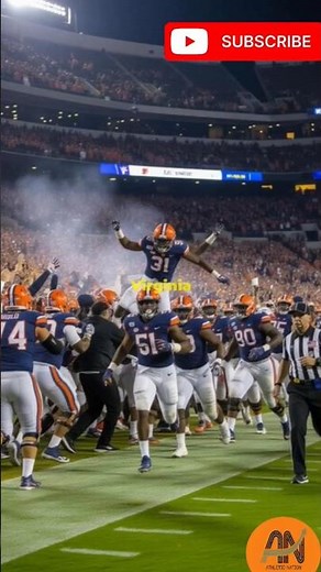 Virginia Fans Storm the Field After Epic Upset 🏈|$50,000Fine for Celebration Chaos#hokies#shortsfeed