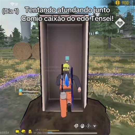 Dia 1 Tendo afundar junto com o caixão do edo Tensei. #freefire #ffxnarutoshippuden