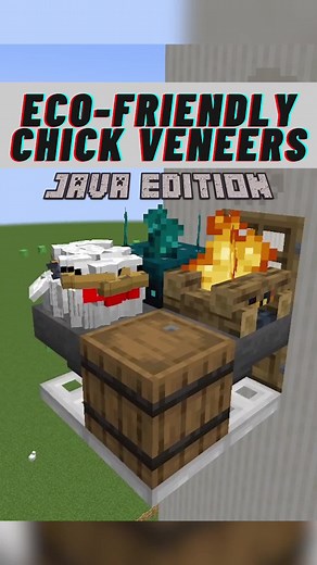 Replying to @Okuyasu Galvanized Square Steel, Eco-Friendly Wooden Veneers, and screws I got from my aunt in Minecraft to build a very simple automatic chicken farm in Java Edition for 1.20.6 redstone tutorial! #minecraft #icecoffey #galvanized #gaming #javaedition #redstone #chickenfarm #minecrafttutorial