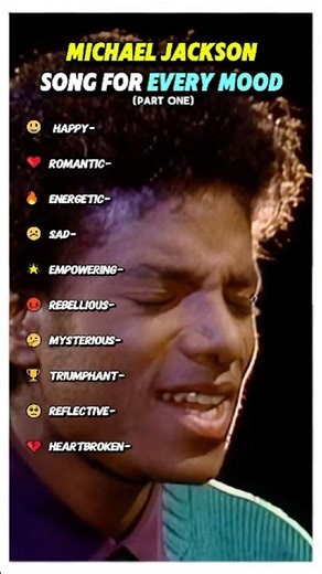A Michael Jackson Song For Every Mood! #michaeljackson #kingofpopforever #shortsfeed