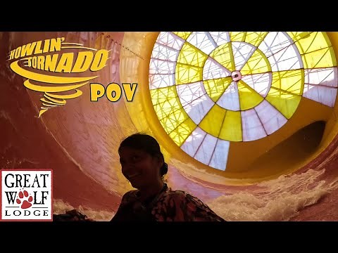 Howlin' Tornado POV (4K 60FPS), Great Wolf Lodge Concord (NC) ProSlide Tornado | Non-Copyright