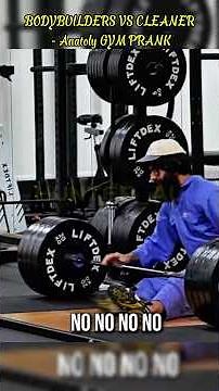 BODYBUILDERS VS CLEANER - Anatoly GYM PRANK #trolllife #funny #gym #prank