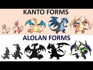 Alolan Forms Charizard Evolution - Dark / Fire.