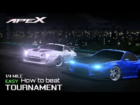 APEX RACER - How to beat the tournament with a free to play car (AMATEUR CUP)