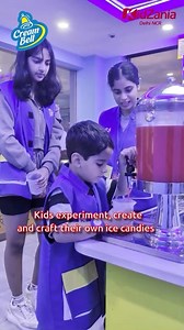 Scoop up the fun at KidZania Delhi NCR’s CreamBell Icecreams Ice Candy Factory! 🍭❄️ Kids step into the koolest role ever. Mixing, molding, and mastering the art of frozen fun🧊 Book your tickets now 🎟️ [Creambell, Ice candy, Edutainment, ThemePark, DelhiNCR, KidZania, FamilyFun, KidsActivities, District, Events, Delhi Events, Childrens Park] | KidZania India