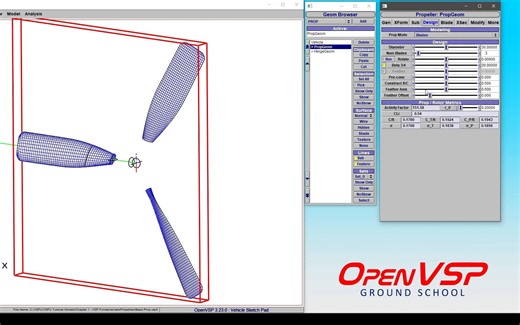 1、利用OpenVsp进行螺旋桨分析系列视频简介