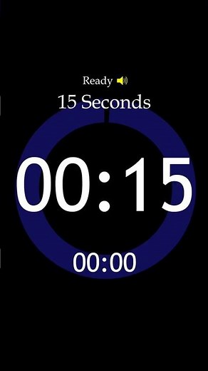 Ready 📢 15 SECOND ALARM & TIMER #timer