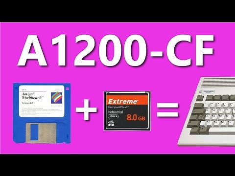 Amiga 1200 | Ep. 1| Installing Workbench onto a Compact Flash Card