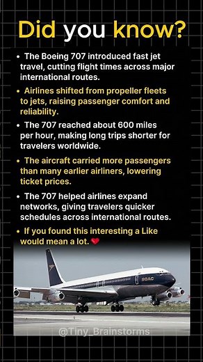 How the Boeing 707 Changed Global Travel