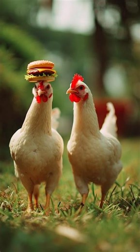 When Chickens Become Burger Delivery 😂🐔🍔 | Funny Video