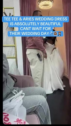 Aries and Tee Tee's Stunning Wedding Dress Reveal