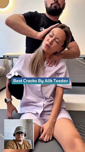 Best Adjustment By Alik Teedev #bestadjustment #Adjustment #Chiropractic #chiropractor | The Cracks
