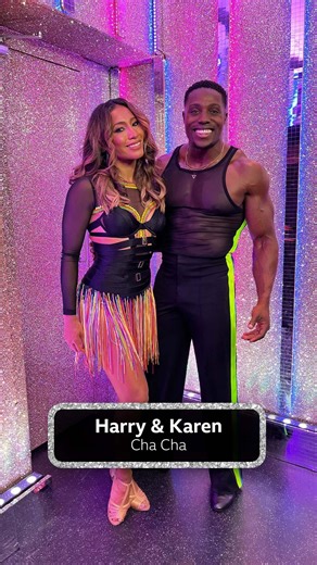 Pushing the bar with one Cha Cha step at a time. Harry and Karen go together like salt and pepper 😎 #Strictly | BBC