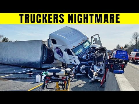 American Insane Truck Drivers 2024| Bad Drivers, Hit and Run, Car Crash, Brake Check |