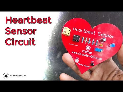 Heartbeat Sensor Circuit using LM358 | Heart Rate Monitor | Electronics Projects