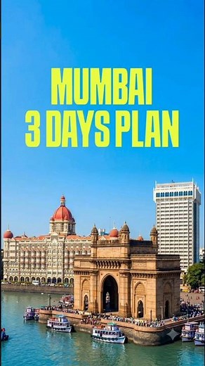 Mumbai 3 Days Budget Trip Plan 🔥🤯 #Shorts #mumbai Mumbai
