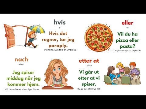 Learn Norwegian Fast: 40 Conjunctions with Examples