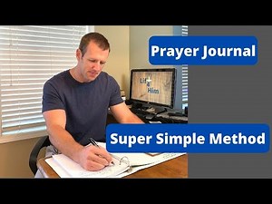 How to prayer journal and prayer list, Super simple method, New Year New journal.
