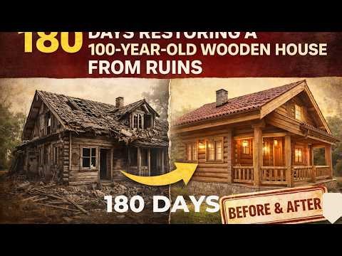 This House Was 70% Destroyed… Rebuilt by Hand in 180 Days