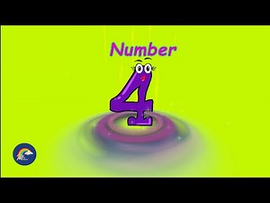 Learning The Number Four - Counting And Singing For Kids