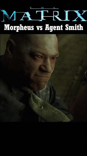 Morpheus vs Agent Smith - The Matrix (1999) #shorts #thematrix #morpheus
