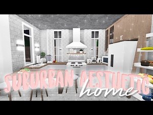 Aesthetic Suburban Home | 60k | Bloxburg Build