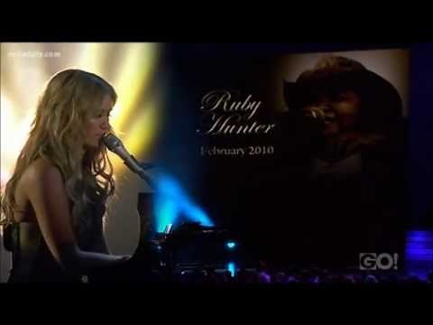 Delta Goodrem performs 'The Day You Went Away' at the 2011 ARIA Awards