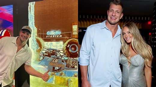 IN PHOTOS: Rob Gronkowski's girlfriend Camille Kostek recaps family weekend as couple returns to Gillette Stadium