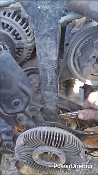 Easiest and fastest way to remove a fan clutch on 1994 to 2002 dodge ram 1500 3.9 5.2 or 5.9 engine