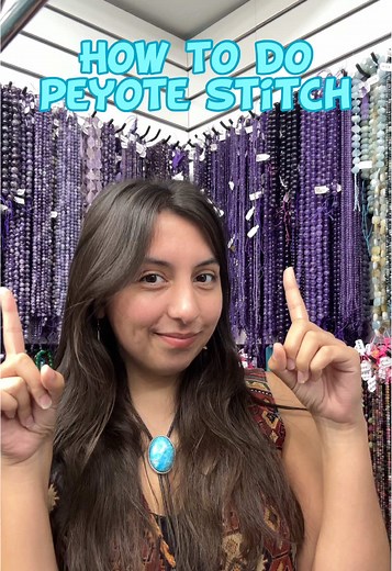 results at the end 😍😍😍 #peyotestitch #howto #tutorial #peyote #beadwork