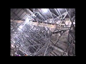 Runaway Mountain Roller Coaster Lights On Front Seat POV Six Flags Over Texas 1999